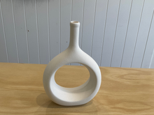 Load image into Gallery viewer, Vase- round ceramic