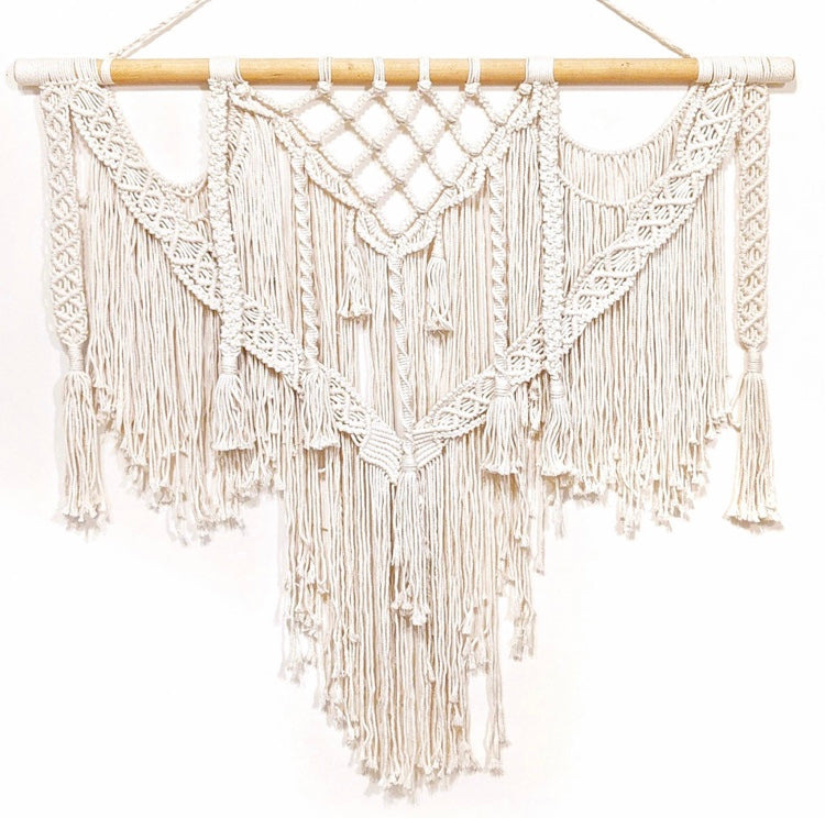 Macrame- large white