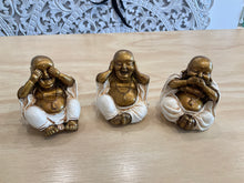 Load image into Gallery viewer, Buddha- hear, see, speak no evil