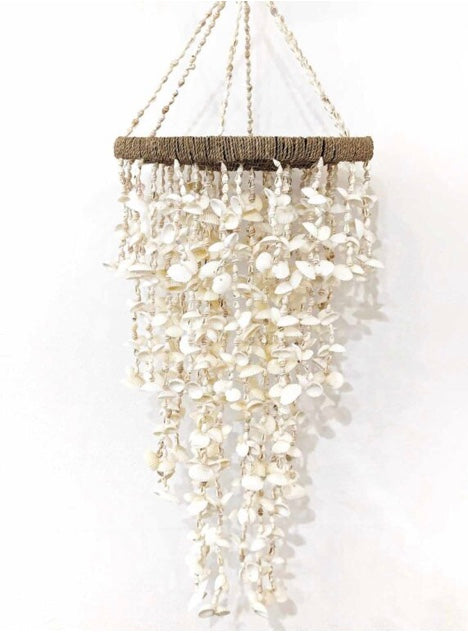 Shell chandelier- large