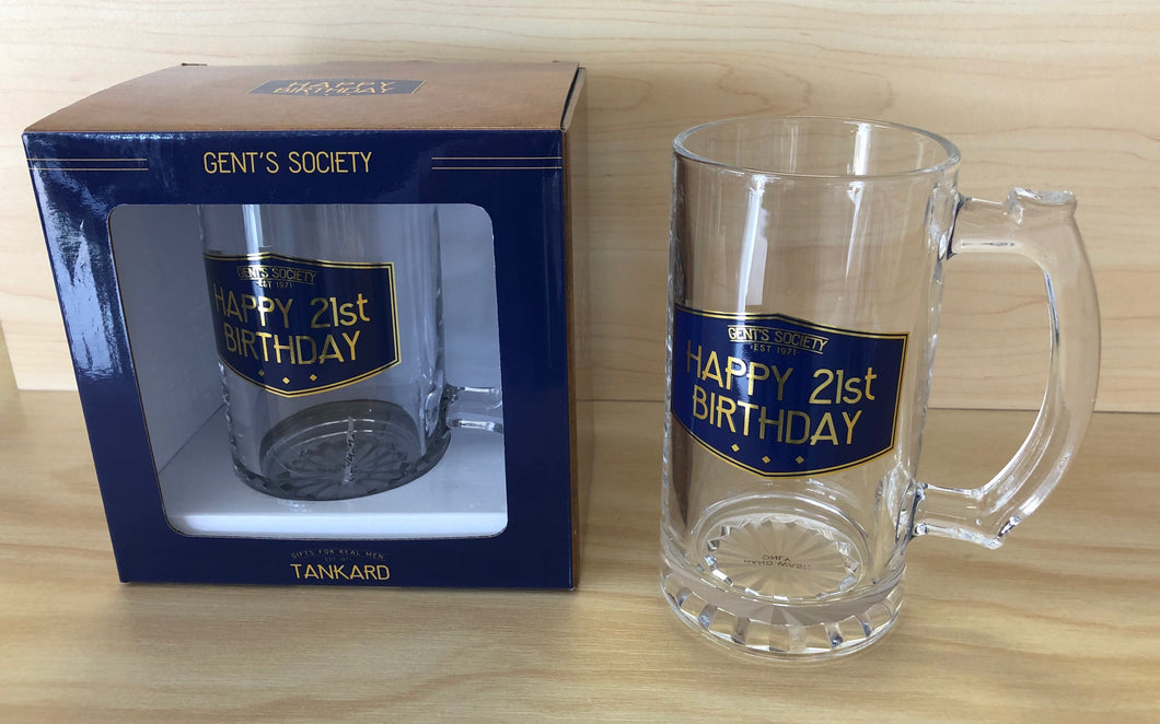 GENTS SOCIETY-21ST TANKARD